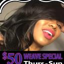 $50 Weave Special logo